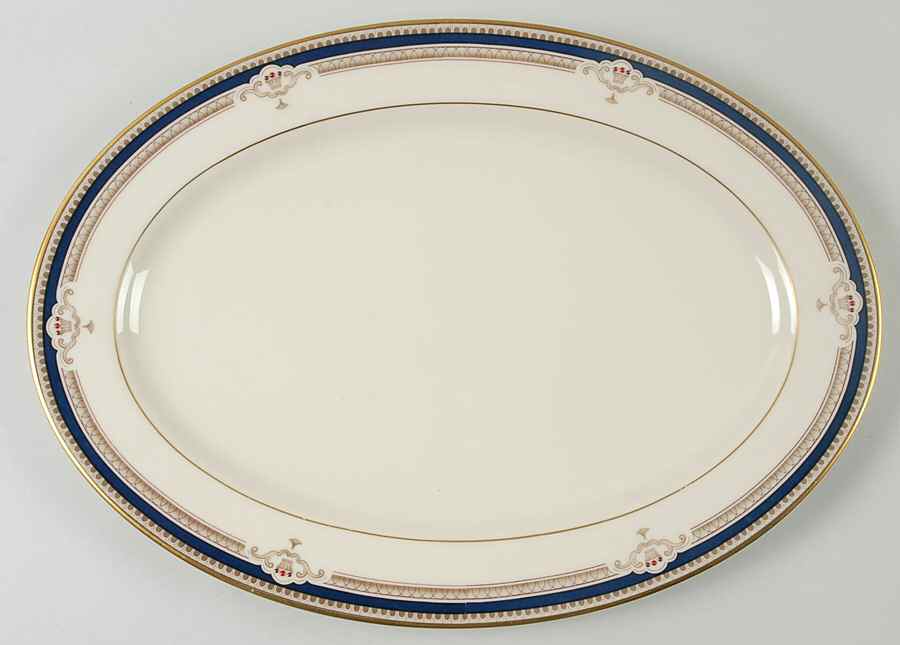 Buchanan 16" Oval Serving Platter by Lenox-1