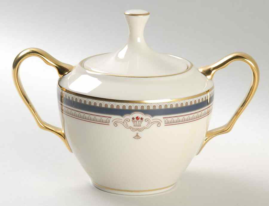 Buchanan Sugar Bowl & Lid by Lenox-1