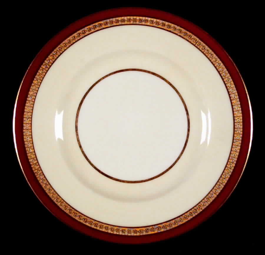 C337r (Maroon) Bread & Butter Plate by Lenox-1