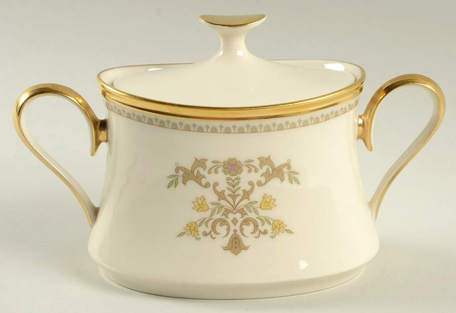 Castle Garden Sugar Bowl & Lid by Lenox-1