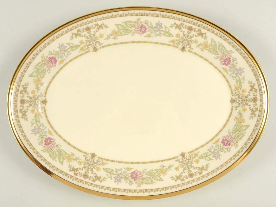 Castle Garden 14" Oval Serving Platter by Lenox-1