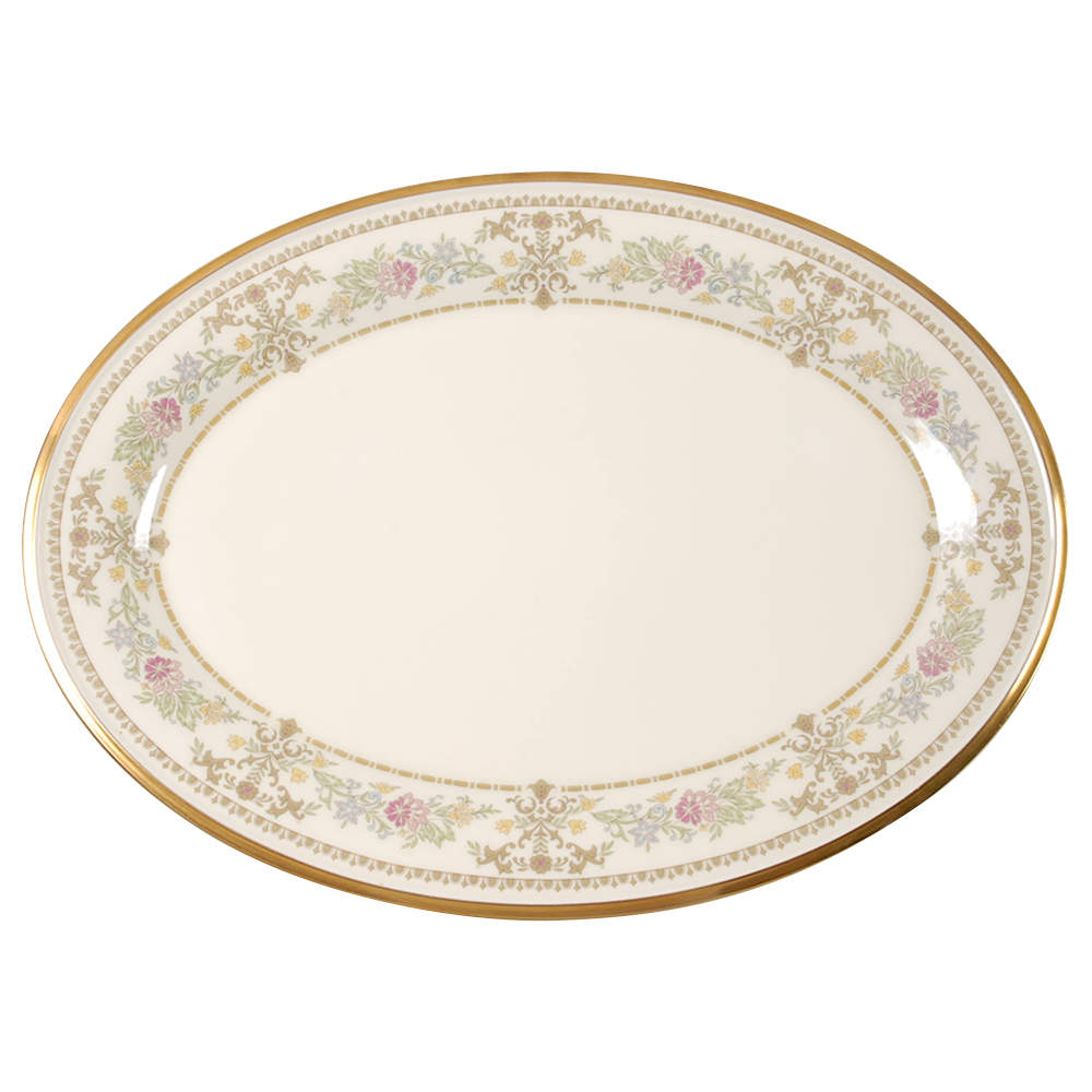 Castle Garden 16" Oval Serving Platter by Lenox-1