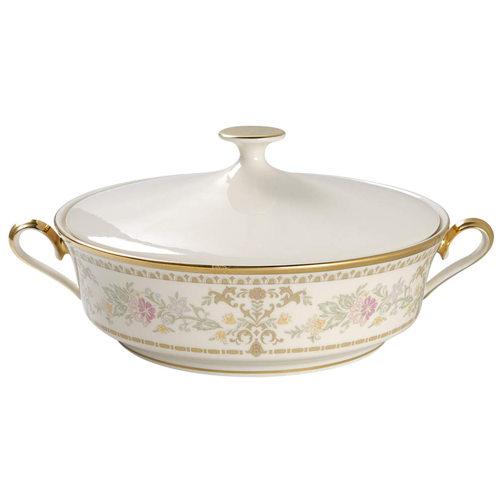 Castle Garden Round Covered Vegetable by Lenox-1
