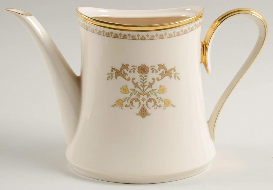 Castle Garden Tea/Coffee Pot No Lid by Lenox-1