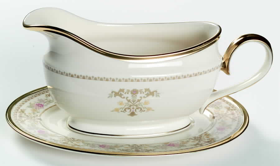 Castle Garden Gravy Boat & Underplate by Lenox-1