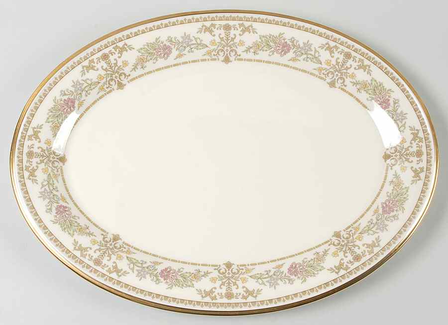 Castle Garden 17" Oval Serving Platter by Lenox-1