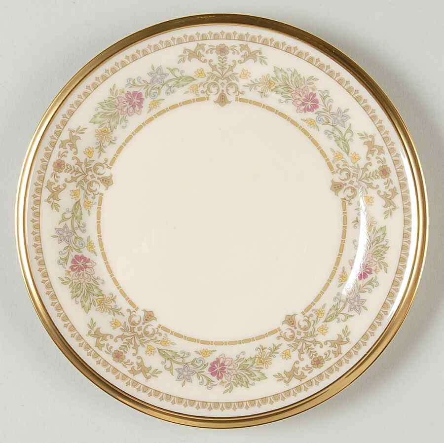 Castle Garden Dessert Plate/Cream Soup Saucer for Footed Bowl by Lenox-1