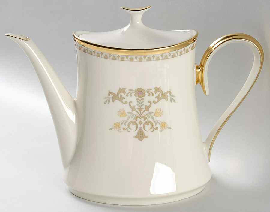 Castle Garden Tea/Coffee Pot & Lid by Lenox-1