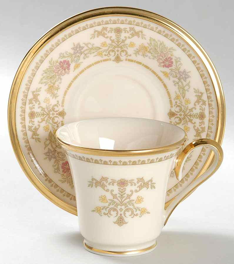 Castle Garden Footed Demitasse Cup & Saucer Set by Lenox-1