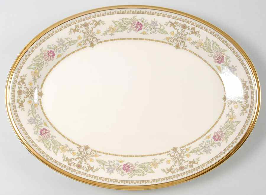 Castle Garden 13" Oval Serving Platter by Lenox-1