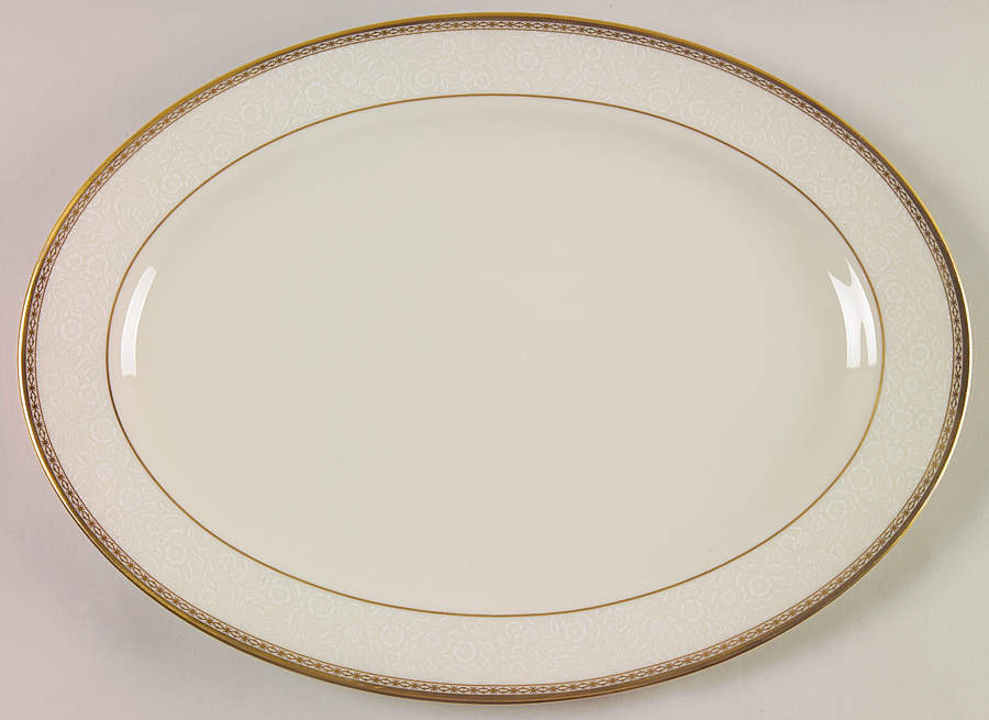 Capital Gardens 13" Oval Serving Platter by Lenox-1