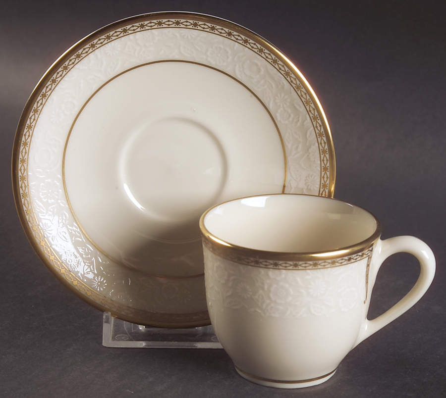 Capital Gardens Flat Demitasse Cup & Saucer Set by Lenox-1