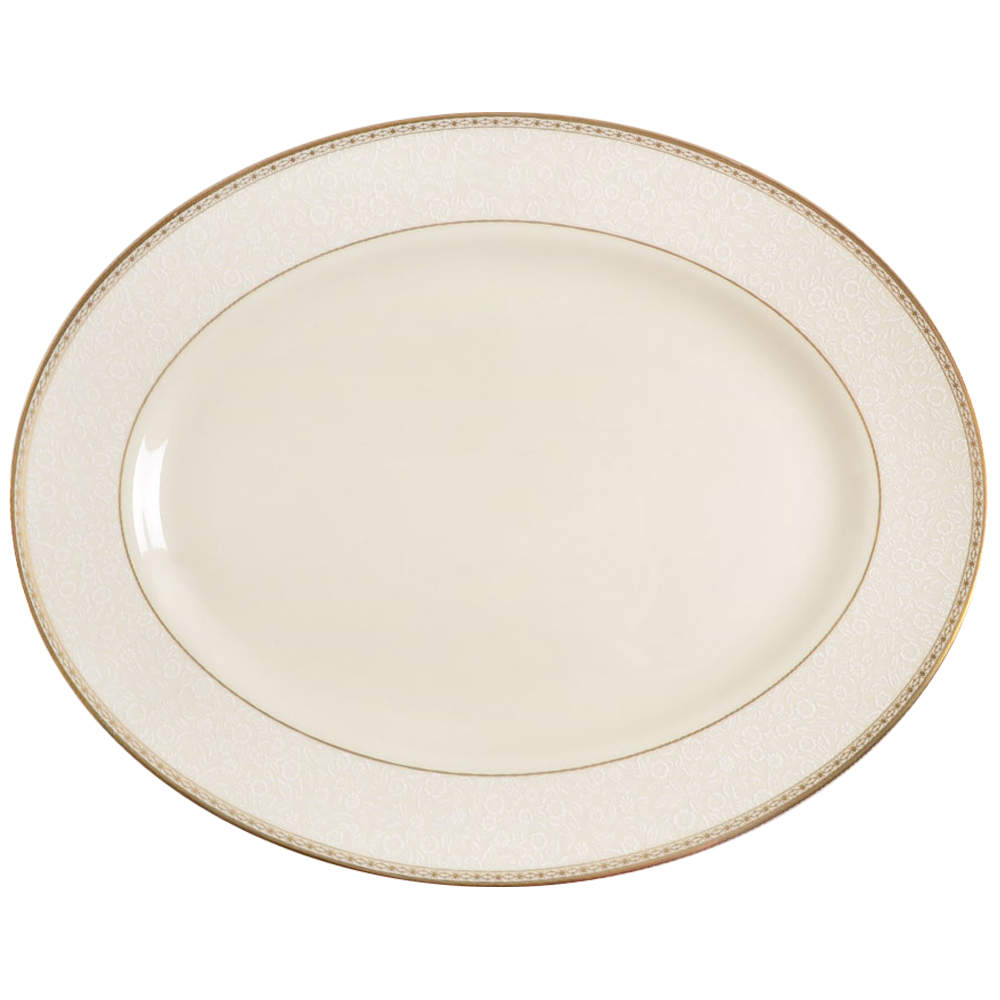 Capital Gardens 13" 99 Shape Oval Serving Platter by Lenox-1