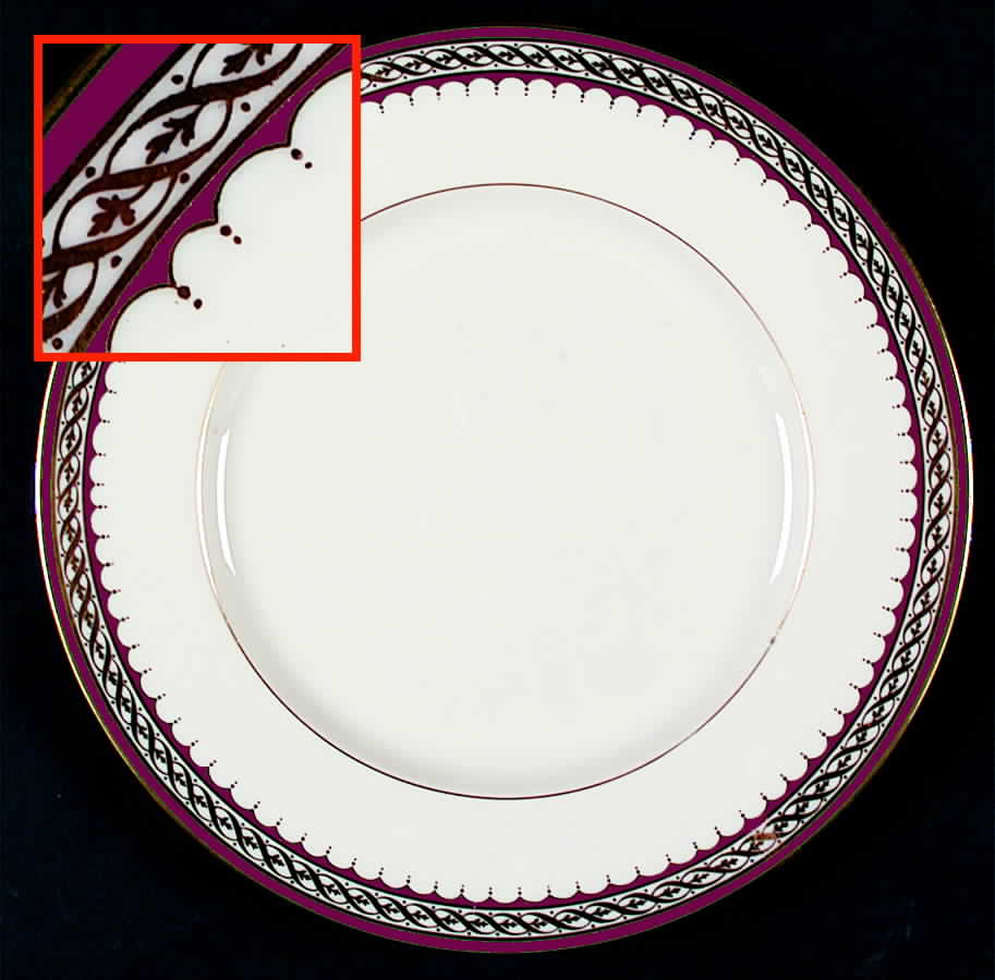 Cambridge Maroon Dinner Plate by Lenox-1