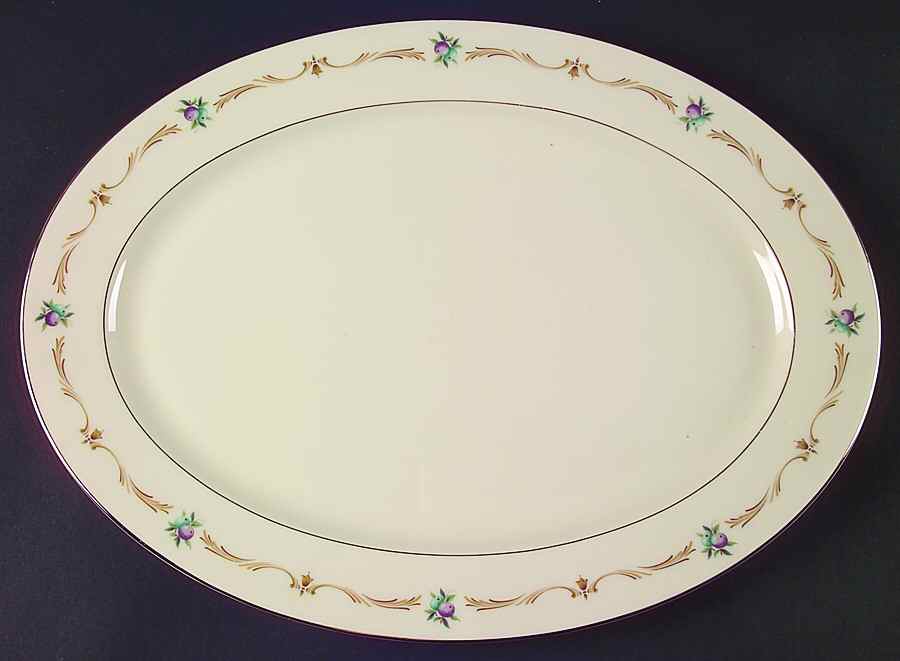 Capri 17" Oval Serving Platter by Lenox-1