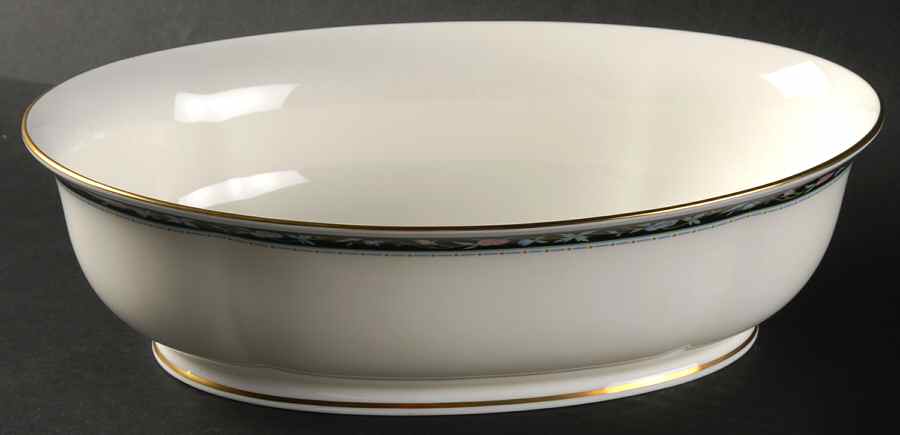 Carmella 9" Oval Vegetable Bowl by Lenox-1