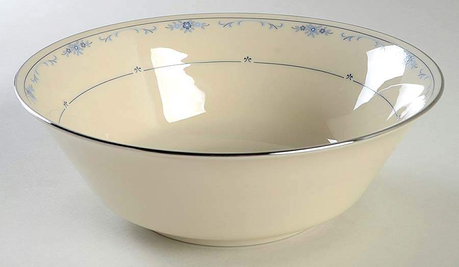 Carolina (Blue Flowers) 9" Round Vegetable Bowl by Lenox-1