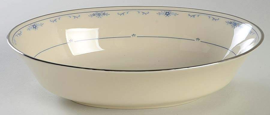 Carolina (Blue Flowers) 9" Oval Vegetable Bowl by Lenox-1