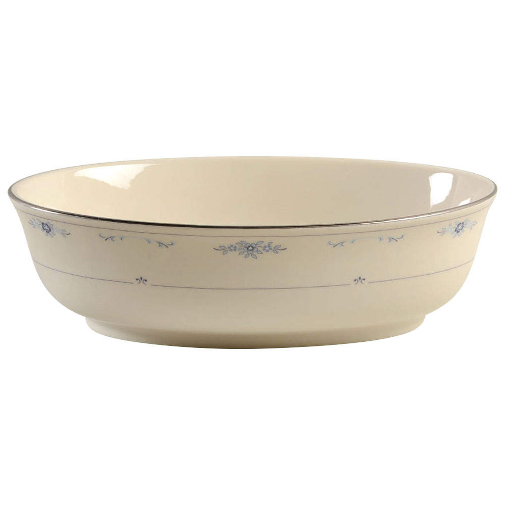 Carolina (Blue Flowers) 9" Oval Vegetable Bowl by Lenox-1