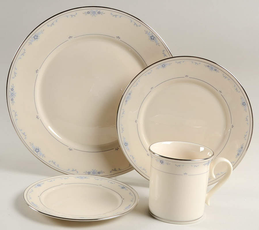 Carolina (Blue Flowers) 4 Piece Place Setting by Lenox-1