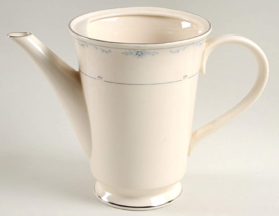 Carolina (Blue Flowers) Tea/Coffee Pot No Lid by Lenox-1