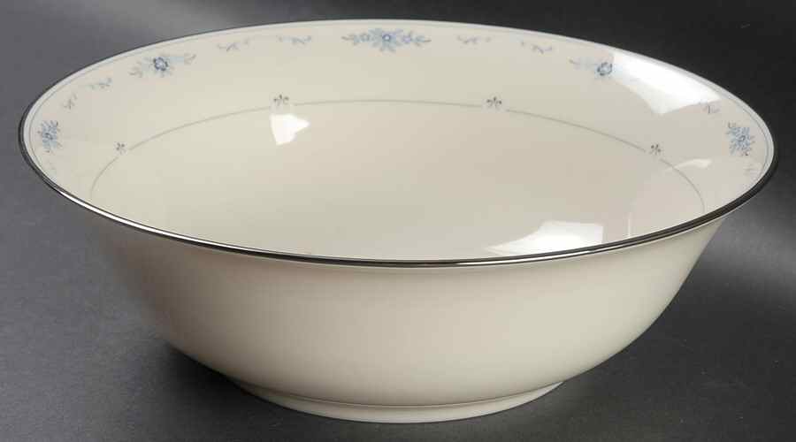 Carolina (Blue Flowers) 9" Round Vegetable Bowl by Lenox-1