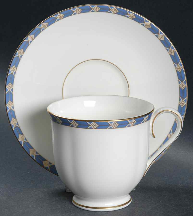 Casey Footed Cup & Saucer Set by Lenox-1