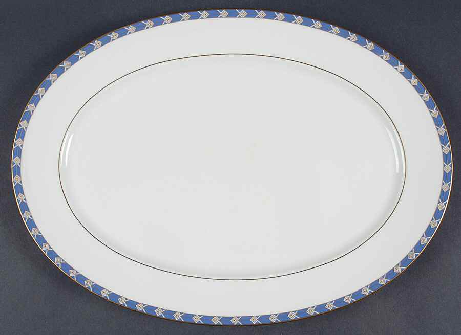 Casey 14" Oval Serving Platter by Lenox-1