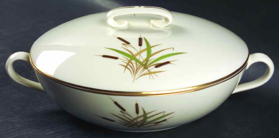 Cattail (Coupe Shape) Round Covered Vegetable by Lenox-1
