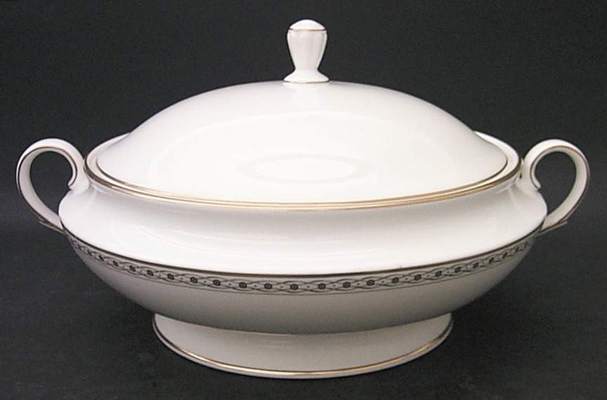 Celtic Braid Round Covered Vegetable by Lenox-1