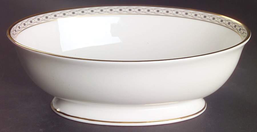 Celtic Braid 9" Oval Vegetable Bowl by Lenox-1