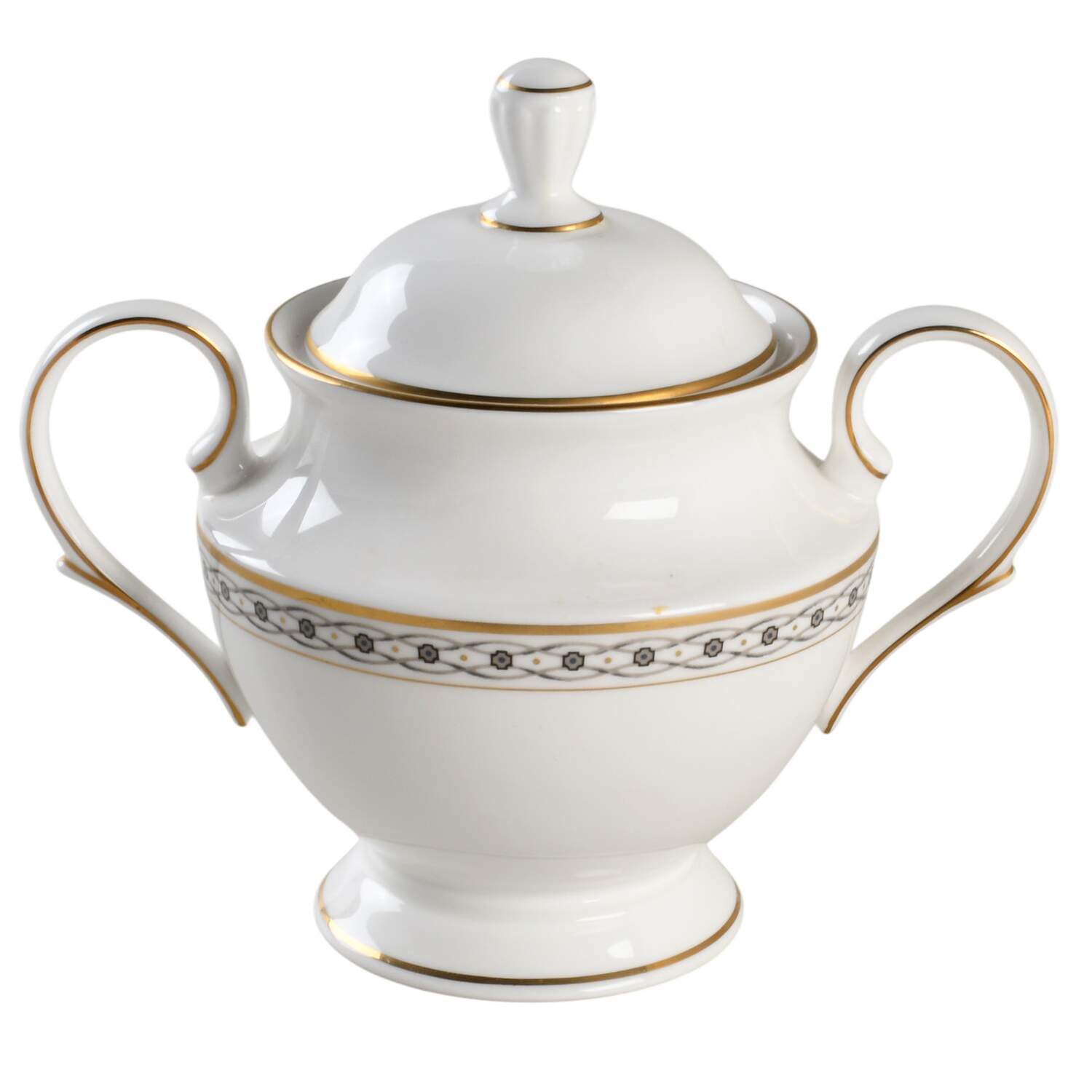 Celtic Braid Sugar Bowl & Lid by Lenox-1