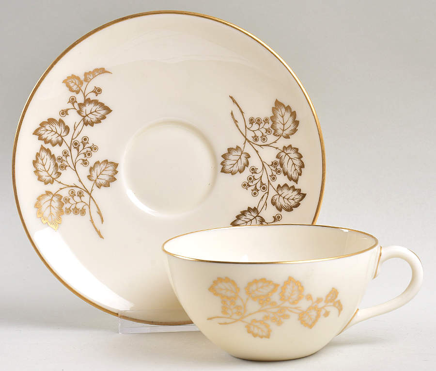 Celeste Flat Cup & Saucer Set by Lenox-1