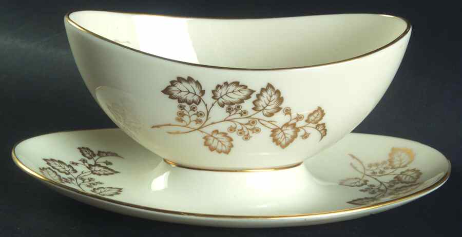 Celeste Gravy Boat with Attached Underplate by Lenox-1