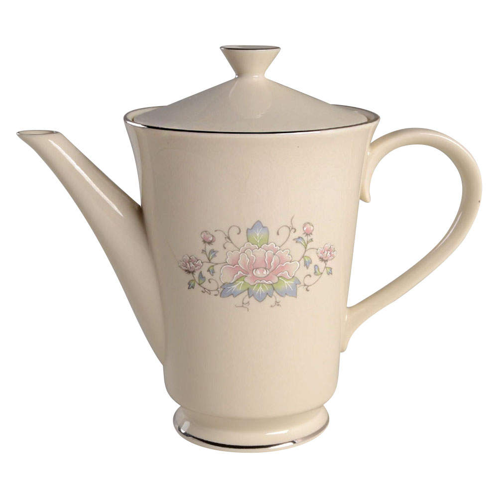 Charleston Tea/Coffee Pot & Lid by Lenox-1