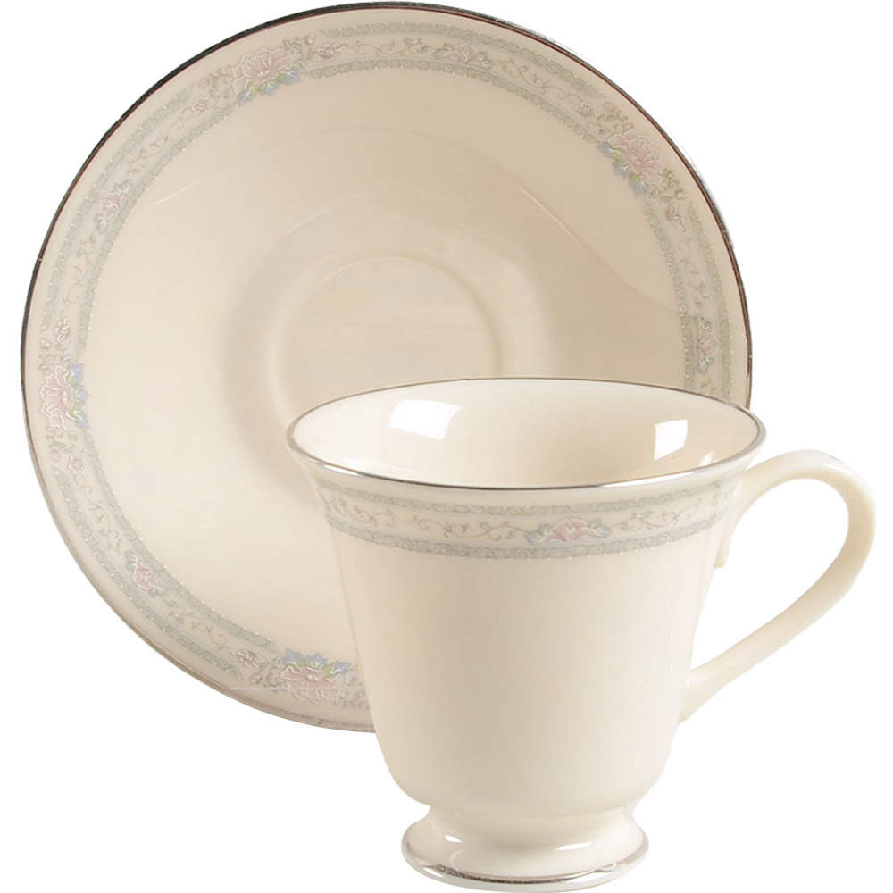 Charleston Footed Demitasse Cup & Saucer Set by Lenox-1