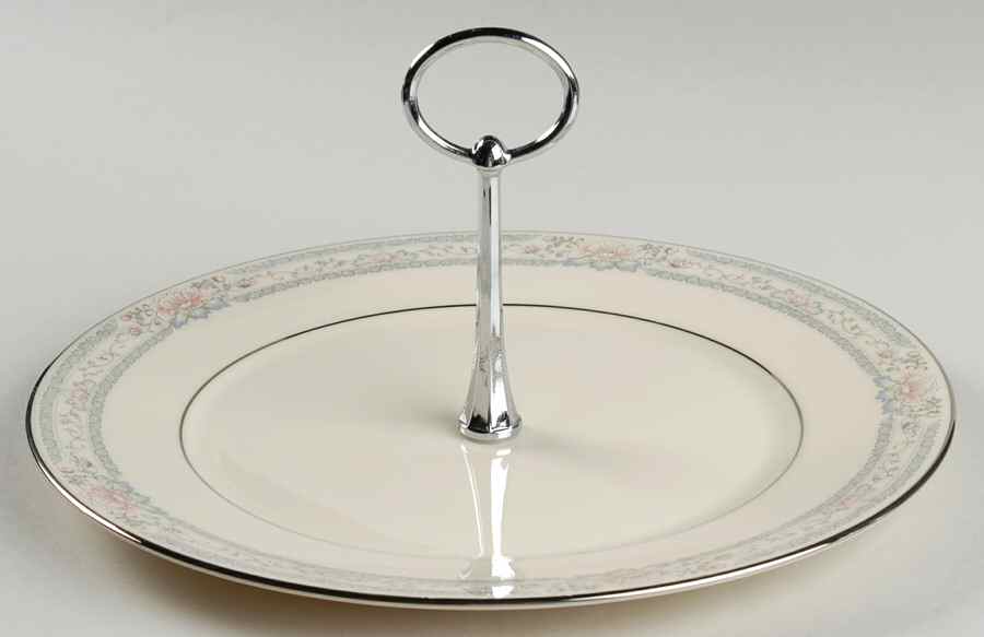 Charleston Round Serving Plate with Handle (DP) by Lenox-1