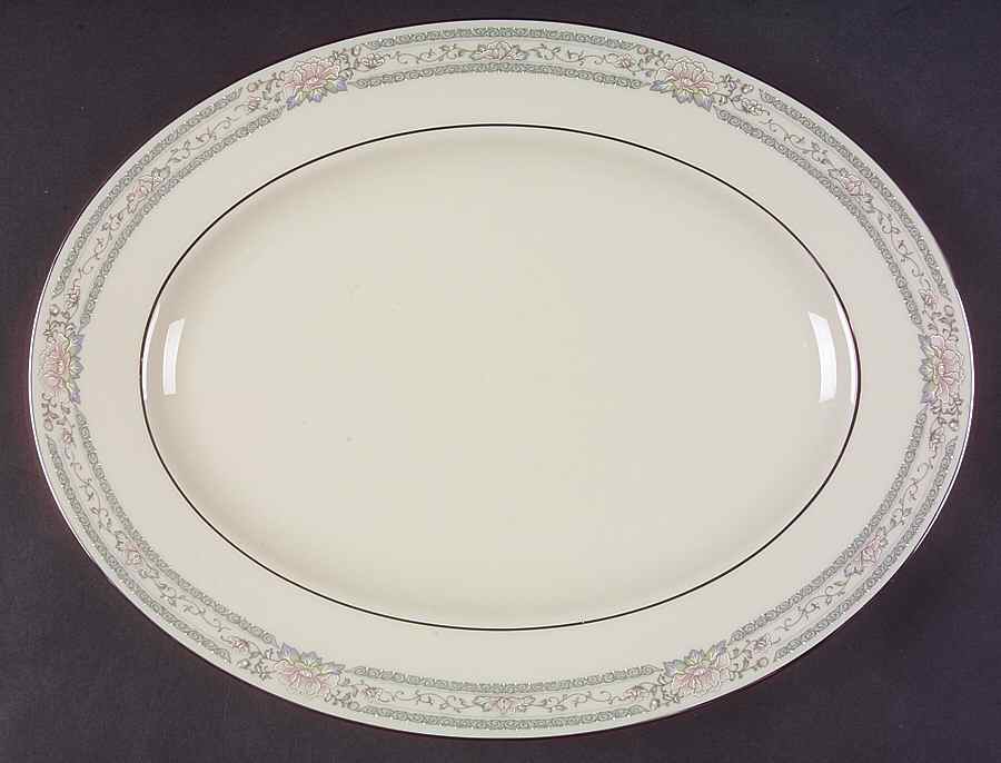 Charleston 13" 99 Shape Oval Serving Platter by Lenox-1