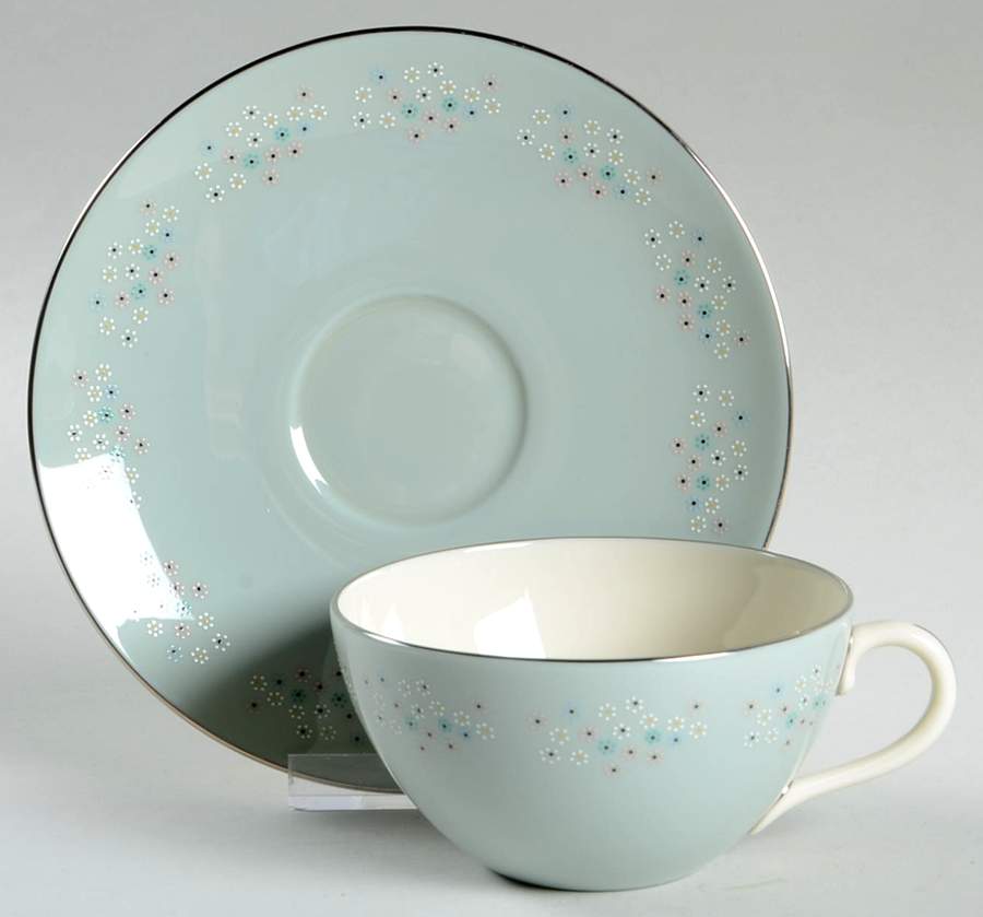 Chalet Flat Cup & Saucer Set by Lenox-1