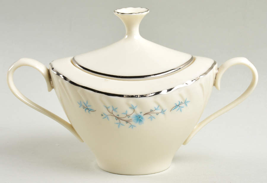 Chanson Sugar Bowl & Lid by Lenox-1