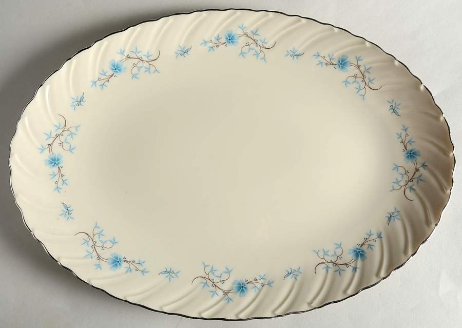 Chanson 16" Oval Serving Platter by Lenox-1