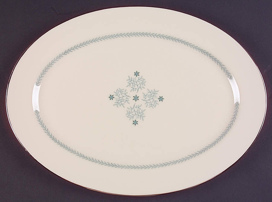 Charmaine 13" Oval Serving Platter by Lenox-1