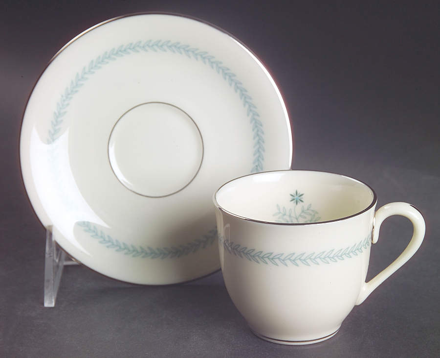 Charmaine Flat Demitasse Cup & Saucer Set by Lenox-1
