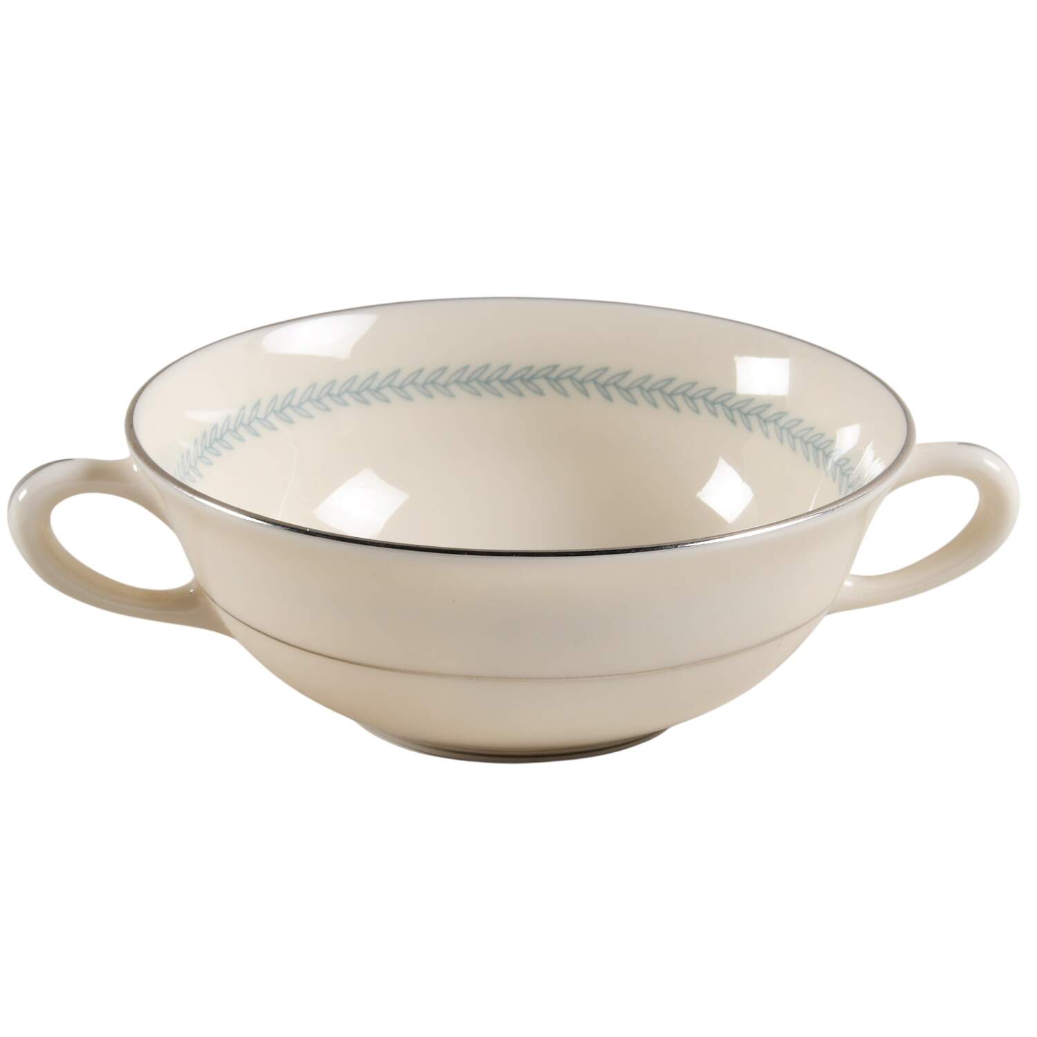Charmaine Flat Cream Soup Bowl by Lenox-1