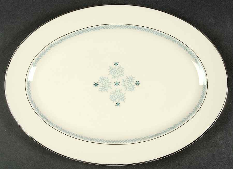Charmaine 14" Oval Serving Platter by Lenox-1