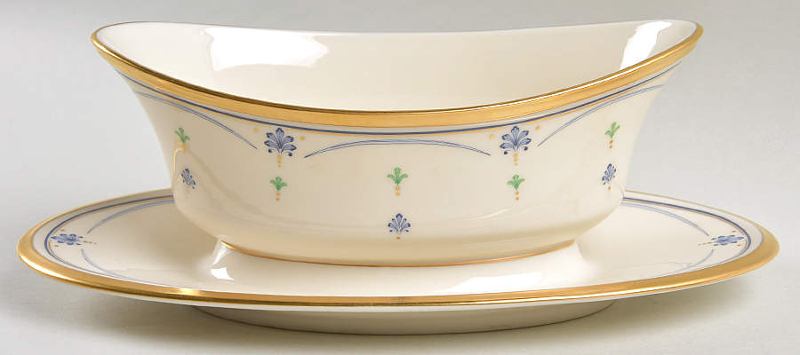 Chateau Gravy Boat with Attached Underplate by Lenox-1