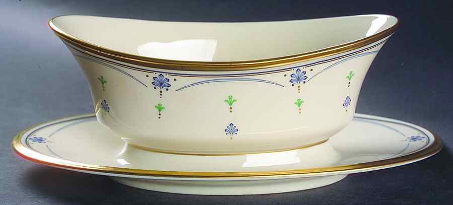 Chateau Gravy Boat with Attached Underplate by Lenox-1