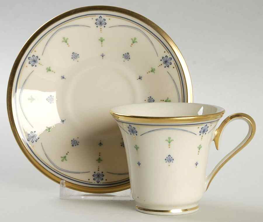 Chateau Footed Demitasse Cup & Saucer Set by Lenox-1