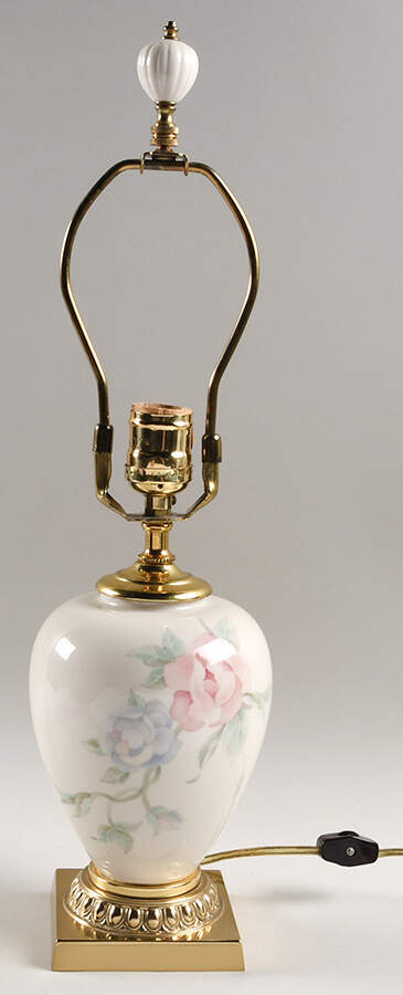 Chatsworth Collection 18" Electric Lamp No Shade by Lenox-1