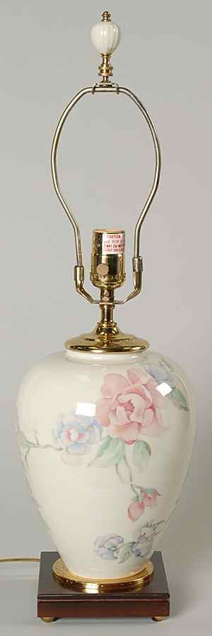 Chatsworth Collection 21" Electric Lamp No Shade by Lenox-1